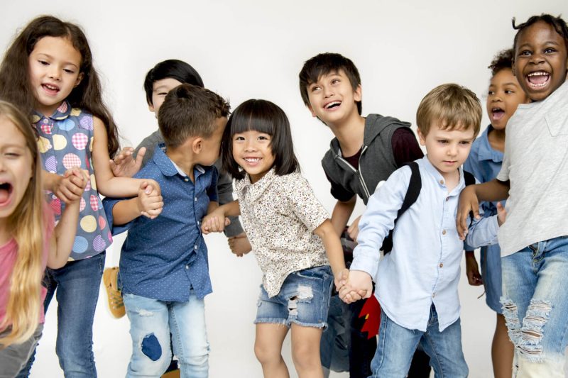 group of happy diverse children1